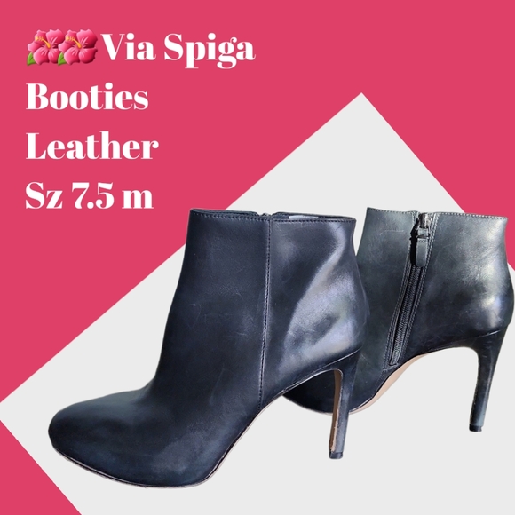 Via Spiga Shoes - Via Spiga Leather booties Sz 7.5m